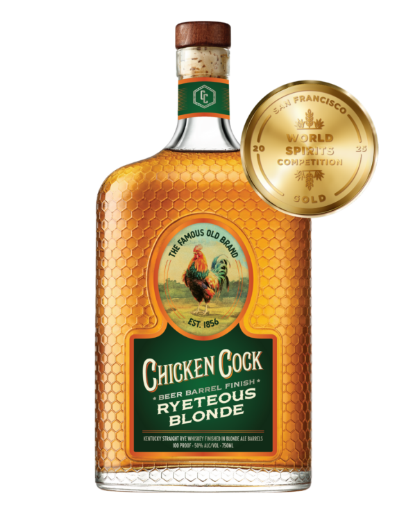 Load image into Gallery viewer, Chicken Cock Ryeteous Blonde Kentucky Straight Rye Whiskey (PRE-ORDER)
