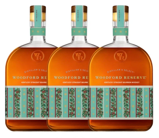 Woodford Reserve Holiday Edition Bourbon 2025 “Designed by Markarian” 3 Pack (PRE-ORDER)