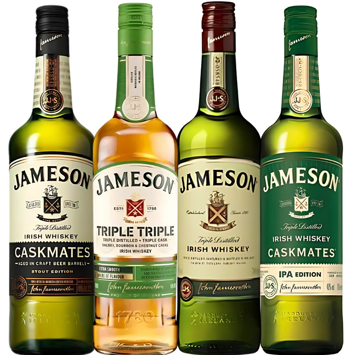 Jameson Irish Whiskey Bundle: Caskmates Stout, IPA, Triple Triple & Original