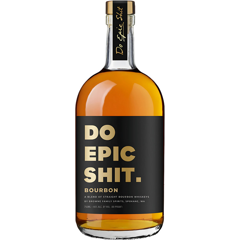 Load image into Gallery viewer, Browne Family Spirits Do Epic Sh*t Bourbon 750mL - Main Street Liquor
