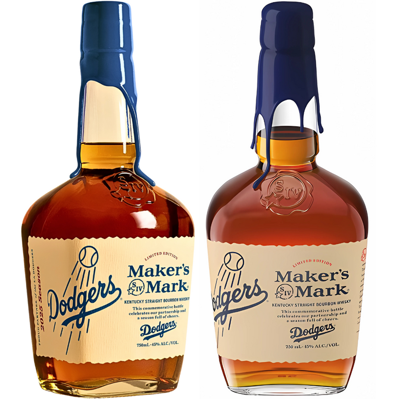 Load image into Gallery viewer, Maker&#39;s Mark Los Angeles Dodgers 2025 Limited Edition Kentucky Straight Bourbon Whiskey

