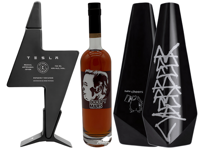 Tesla Space Bundle – Tesla Mezcal, CyberBeer 2-Pack & 