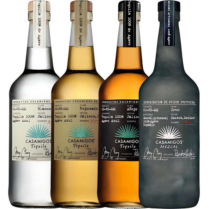 Casamigos Tequila Bundle: Blanco, Reposado, Añejo & Mezcal
