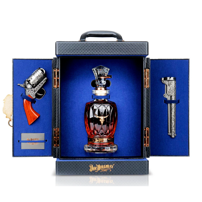 Doc Holliday 10 - Year Bourbon Revolver Set - Main Street Liquor