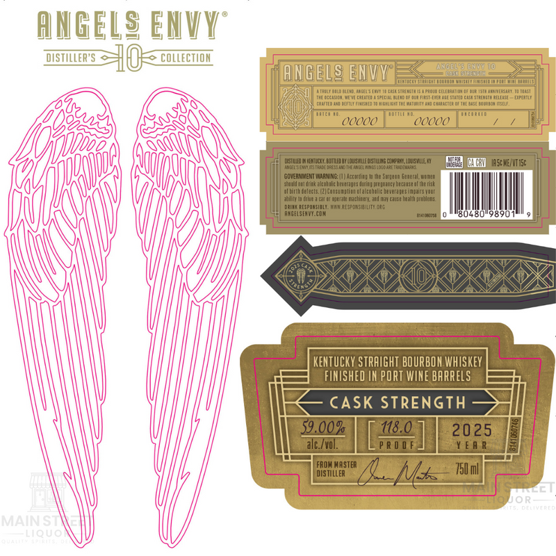 Load image into Gallery viewer, Angel's Envy 10 Year Cask Strength Bourbon 2025 - Main Street Liquor
