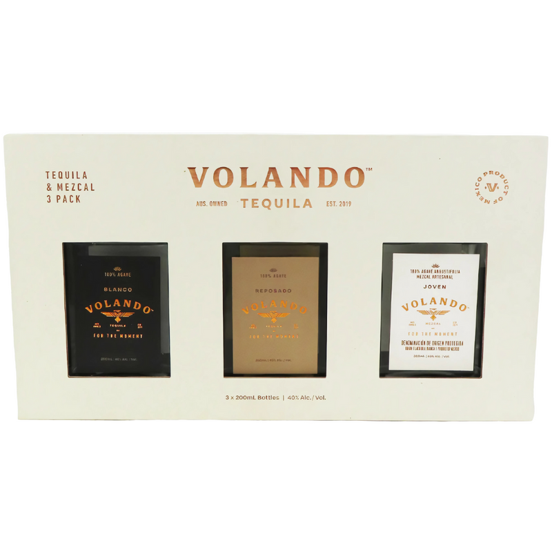 Load image into Gallery viewer, Volando Tequila &amp; Mezcal Gift Set – Blanco, Reposado &amp; Joven
