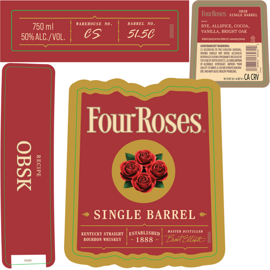 Four Roses Single Barrel OBSK – Warehouse CS Barrel 51-5C