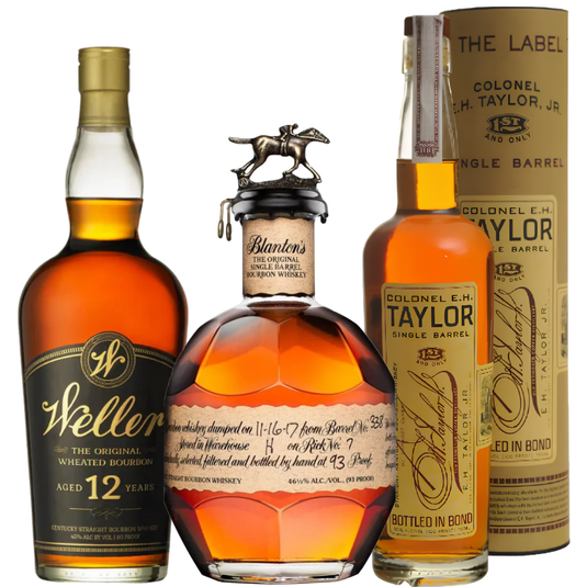 Bourbon Collector Premium Pack: Blanton's Original, Weller 12, Colonel E.H. Taylor Jr. Single Barrel - Main Street Liquor