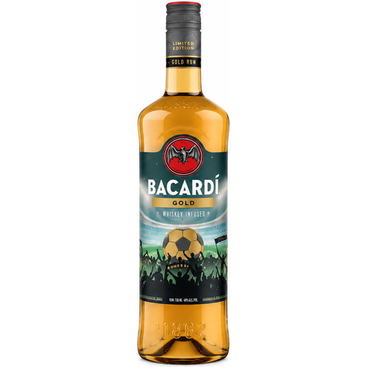 Bacardi Gold Soccer Limited Edition Rum - Main Street Liquor