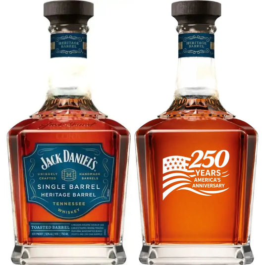 Jack Daniel’s Heritage Toasted Single Barrel 2025 250 Years America Custom Deep Etching 750mL - Main Street Liquor