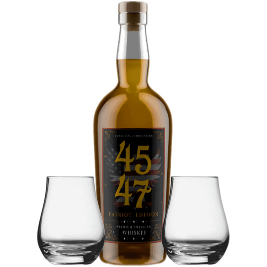 4547 American Whiskey – Patriot Edition 750mL with 2 Spey Dram Glasses