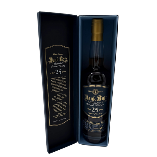Bank Note 25 Year Old Blended Scotch Whisky Rare Reserve - Main Street Liquor