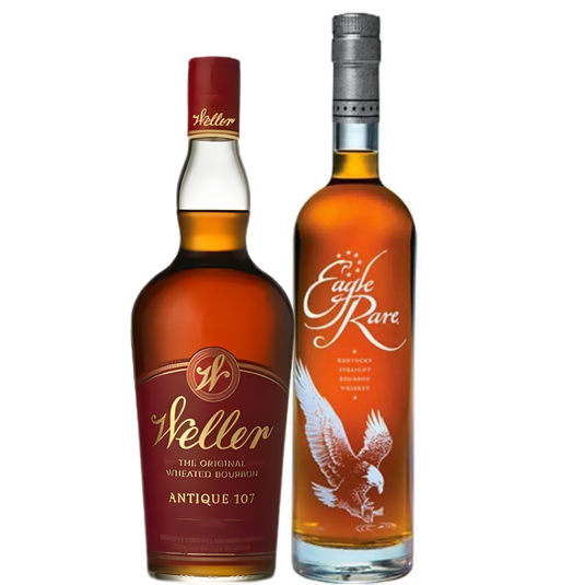 Rare Antique Bundle: Eagle Rare 700mL & Weller Antique 107 Wheated Bourbon - Main Street Liquor