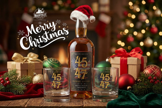 4547 American Whiskey - Patriot Edition 750mL with 2 Rock Glasses 4547 whiskey