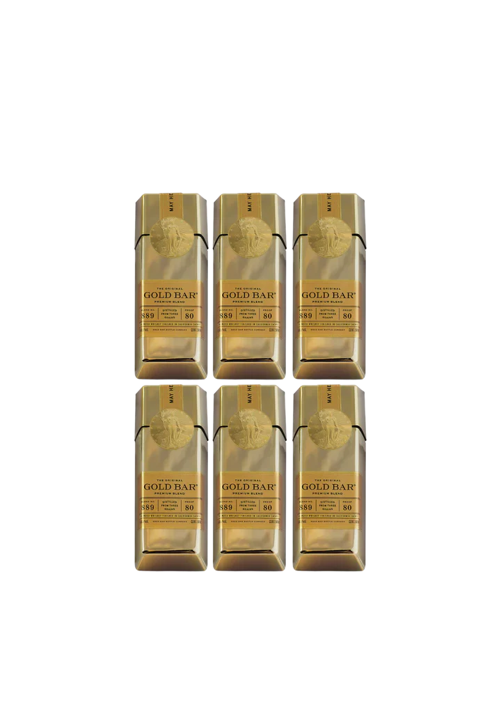 Load image into Gallery viewer, Gold Bar Original Mini 50ml 6 - Pack - Main Street Liquor
