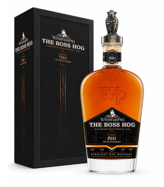 WhistlePig The Boss Hog XIII The Golden Pharaoh Straight Rye Whiskey (Pre-Order) - Main Street Liquor