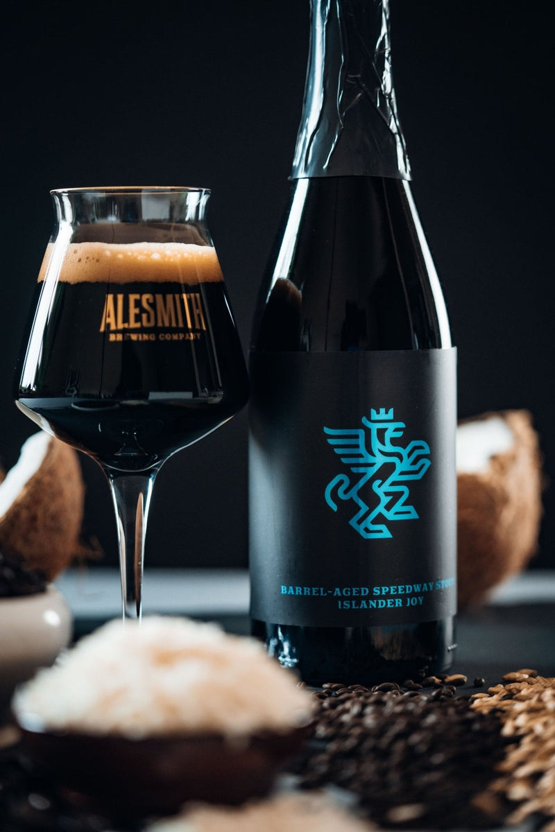 Load image into Gallery viewer, AleSmith Barrel - Aged Speedway: Islander Joy (2024, 14.32% ABV) - Main Street Liquor
