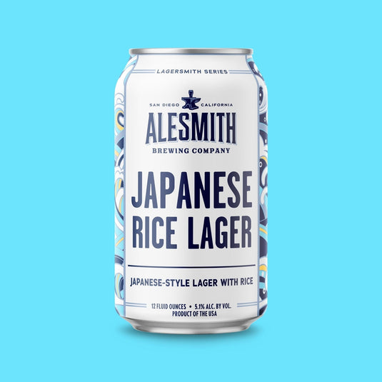 AleSmith Japanese Rice Lager (5.1% ABV) 12oz Cans - Main Street Liquor