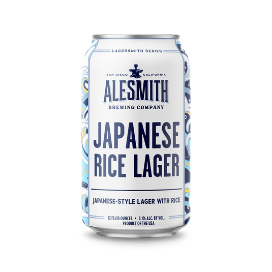 AleSmith Japanese Rice Lager (5.1% ABV) 12oz Cans - Main Street Liquor