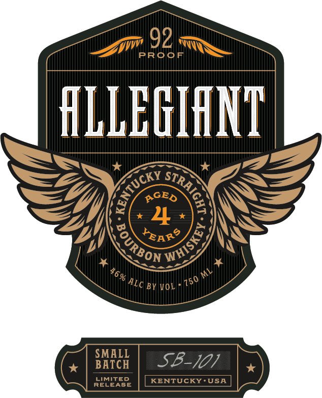 Load image into Gallery viewer, Allegiant Kentucky Straight Bourbon Whiskey Aged 4 Years 750ml - Main Street Liquor
