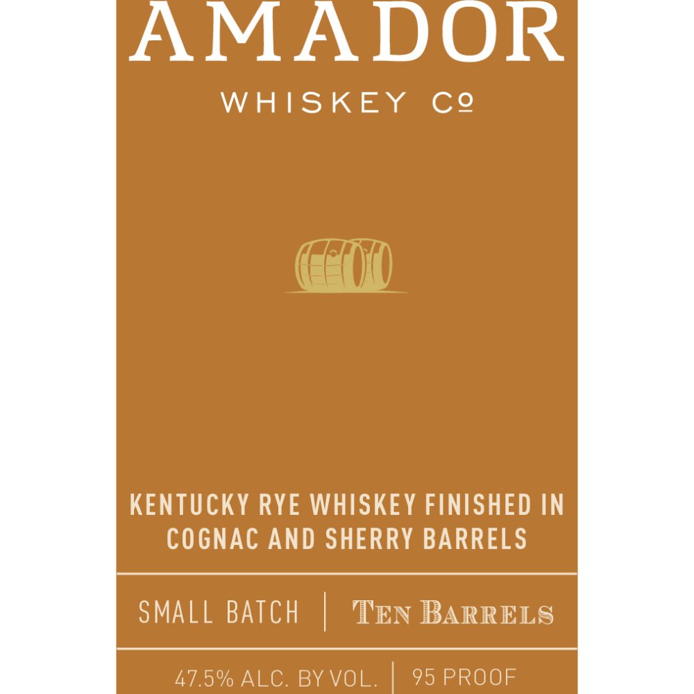 Buy Amador Kentucky Rye Finished in Cognac and Sherry Barrels® Online
