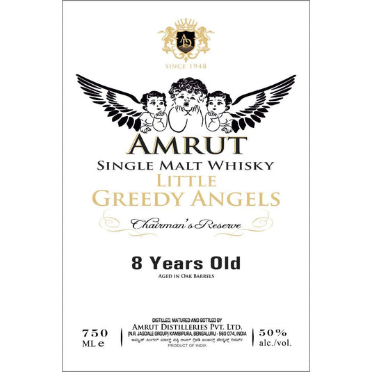 Amrut Little Greedy Angels Chairman’s Reserve 8 Year Old - Main Street Liquor
