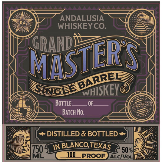 Andalusia Grand Master’s Single Barrel Whiskey - Main Street Liquor