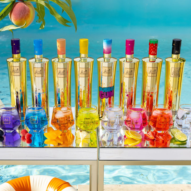 Load image into Gallery viewer, Au Vodka Juicy Peach 8 Bottle Collection
