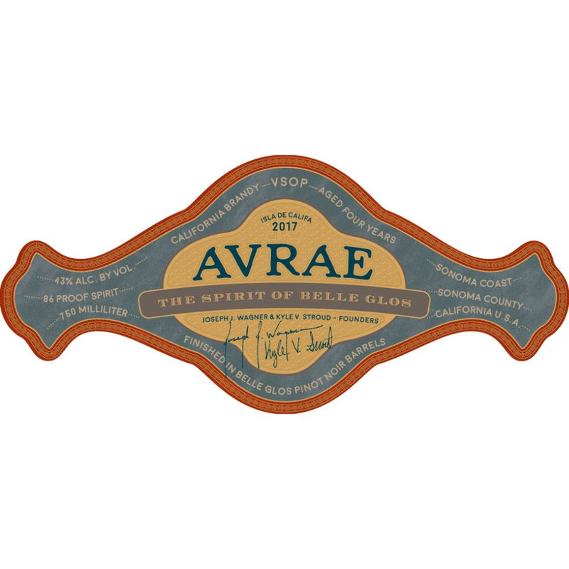 Load image into Gallery viewer, Avrae VSOP Brandy Finished in Belle Glos Pinot Noir Barrels - Main Street Liquor
