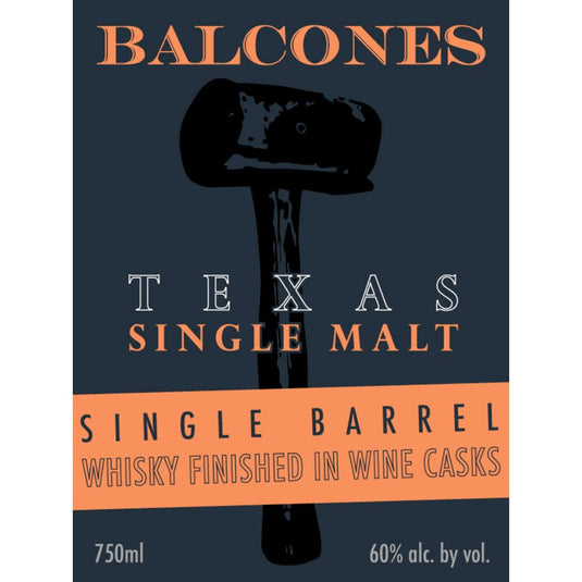 Balcones Single Barrel Whiskey Finished In Wine Casks - Main Street Liquor