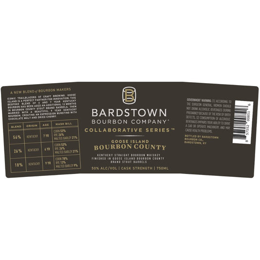 Bardstown Bourbon Collaborative Series Goose Island Bourbon - Main Street Liquor