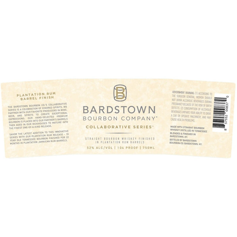 Load image into Gallery viewer, Bardstown Bourbon Collaborative Series Plantation Rum Barrel Finish - Main Street Liquor

