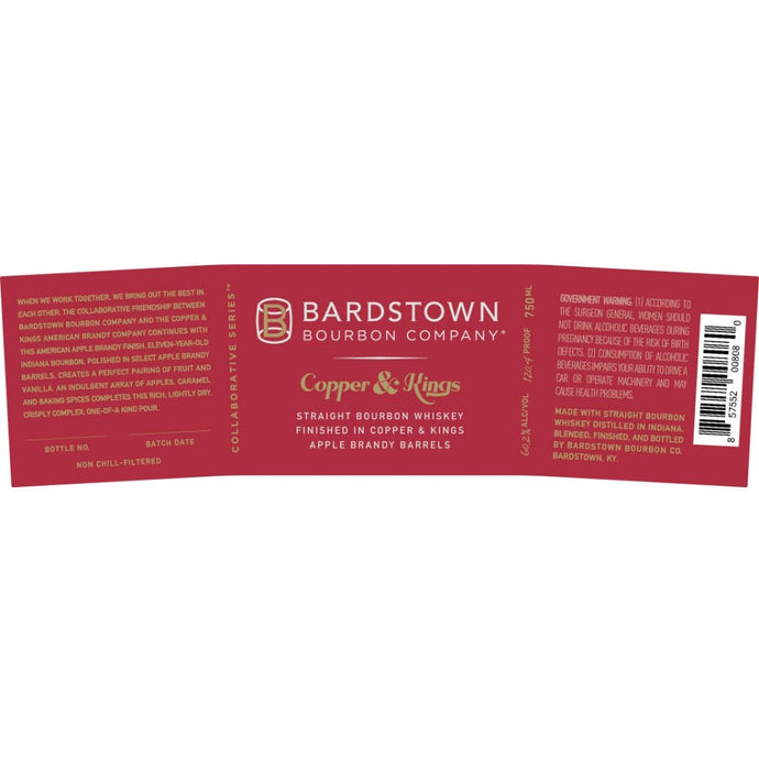 Bardstown Bourbon Copper & Kings Apple Brandy Finish 2 - Main Street Liquor
