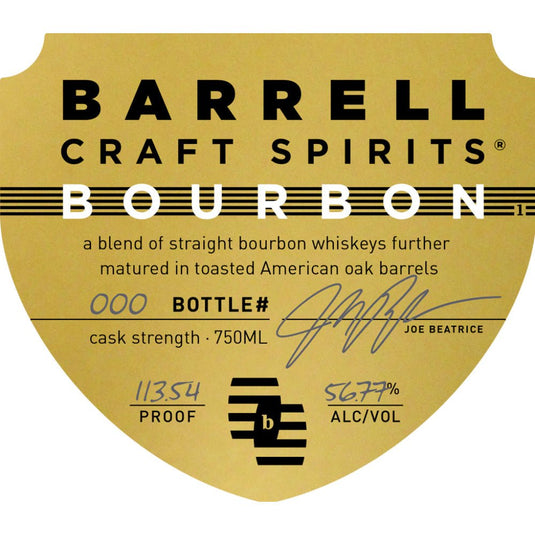 Barrell Craft Spirits Gold Label Bourbon - Main Street Liquor