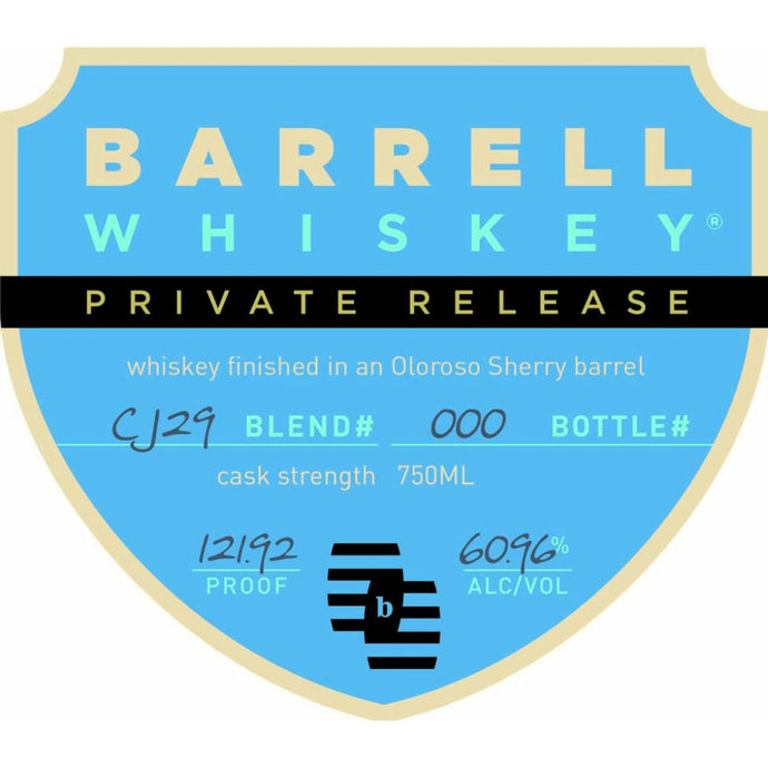 Barrell Whiskey Private Release AJ29 - Main Street Liquor