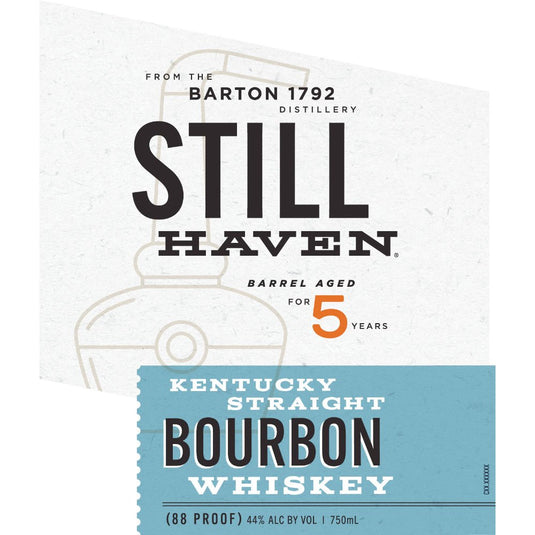 Barton 1792 Still Haven 5 Year Old Straight Bourbon - Main Street Liquor