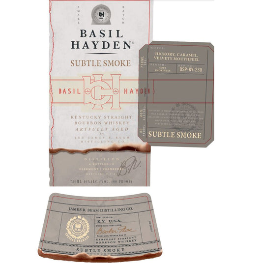 Basil Hayden Subtle Smoke Kentucky Straight Bourbon - Main Street Liquor