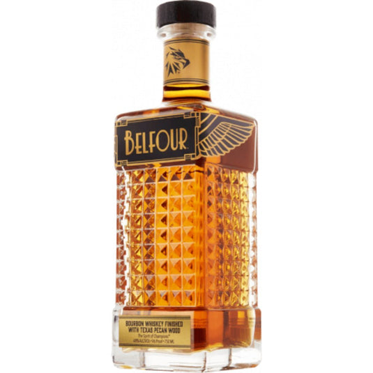 Belfour Bourbon Finished With Texas Pecan Wood By Ed Belfour - Main Street Liquor