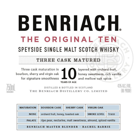 BenRiach The Original Ten - Main Street Liquor