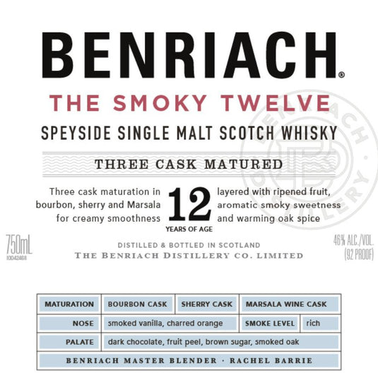 BenRiach The Smoky Twelve - Main Street Liquor