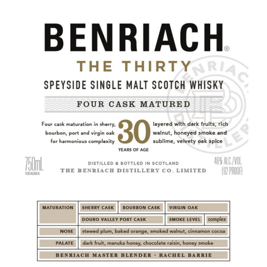BenRiach The Thirty - Main Street Liquor