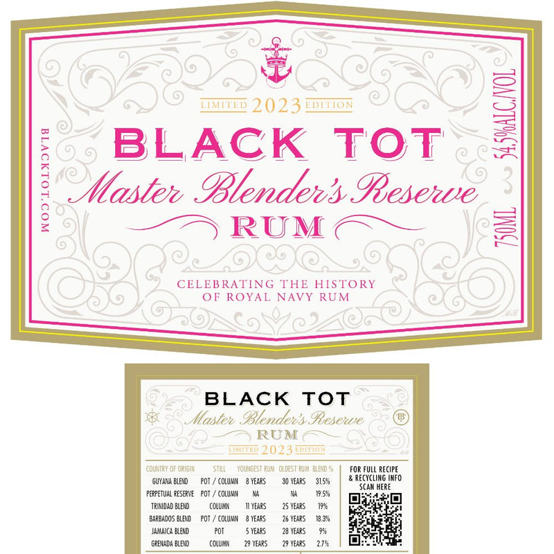 Load image into Gallery viewer, Black Tot Master Blender&#39;s Reserve Rum 2023 - Main Street Liquor
