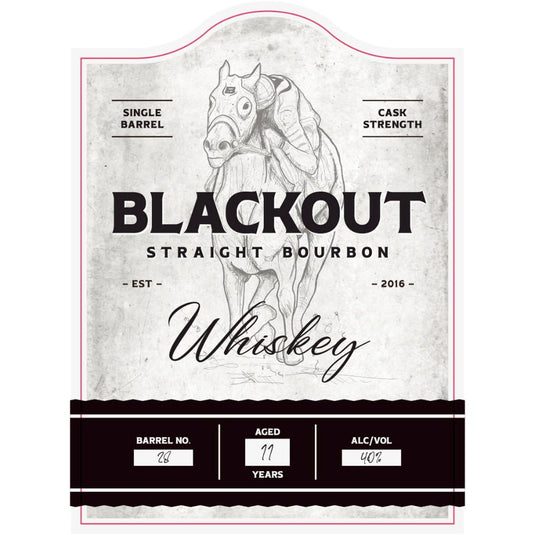 Blackout 11 Year Old Cask Strength Straight Bourbon - Main Street Liquor