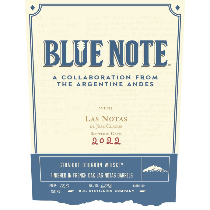 Blue Note Los Notas Straight Bourbon - Main Street Liquor