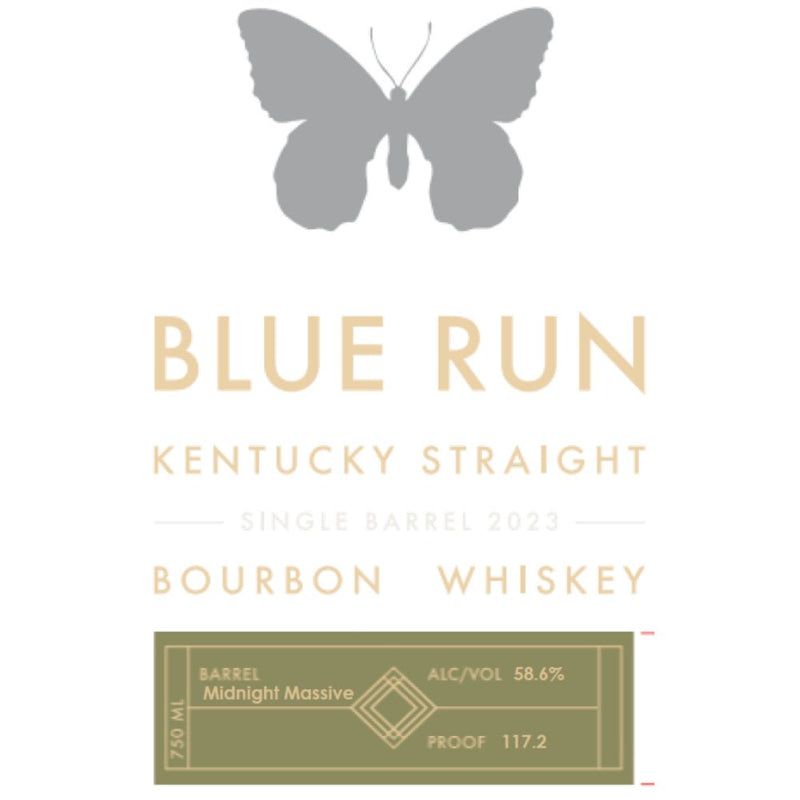 Load image into Gallery viewer, Blue Run ‘Midnight Massive’ Single Barrel Bourbon 2023 - Main Street Liquor
