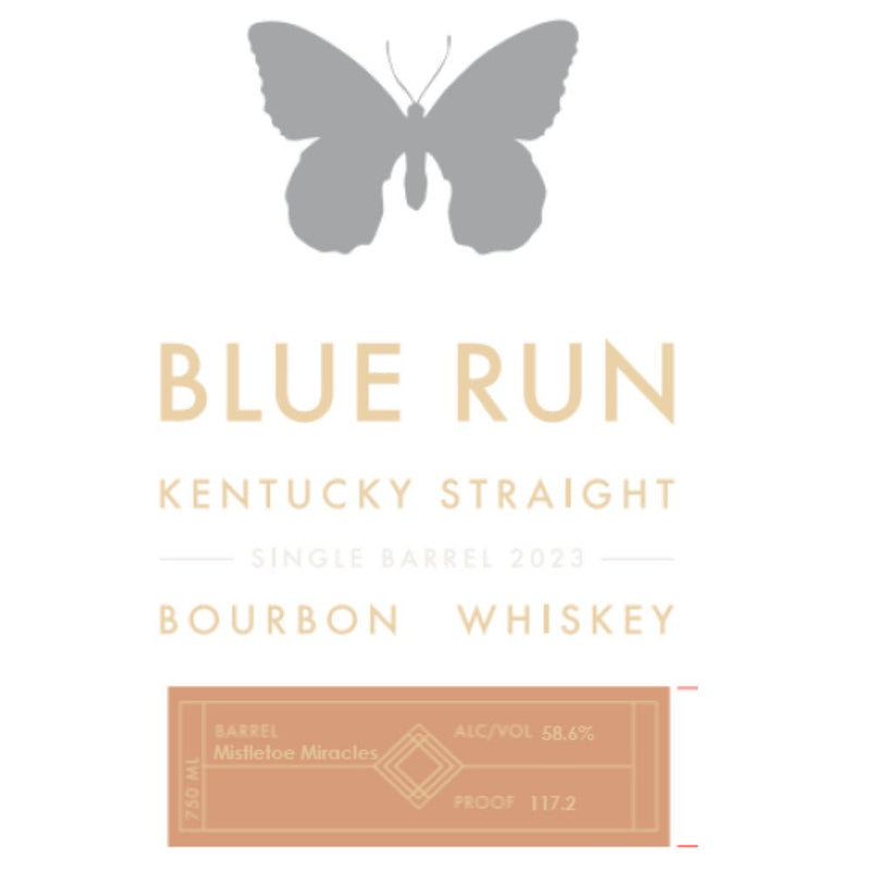 Load image into Gallery viewer, Blue Run ‘Mistletoe Miracles’ Single Barrel Bourbon 2023 - Main Street Liquor
