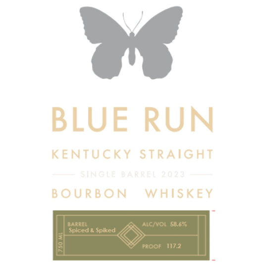 Blue Run ‘Spiced & Spiked’ Single Barrel Bourbon 2023 - Main Street Liquor