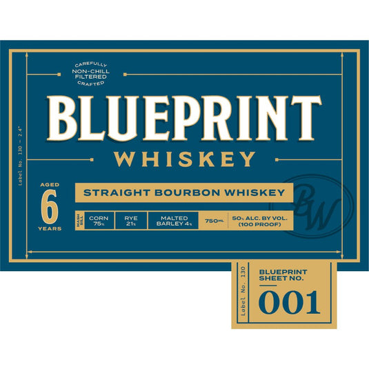 Blueprint Whiskey 6 Year Old Straight Bourbon - Main Street Liquor