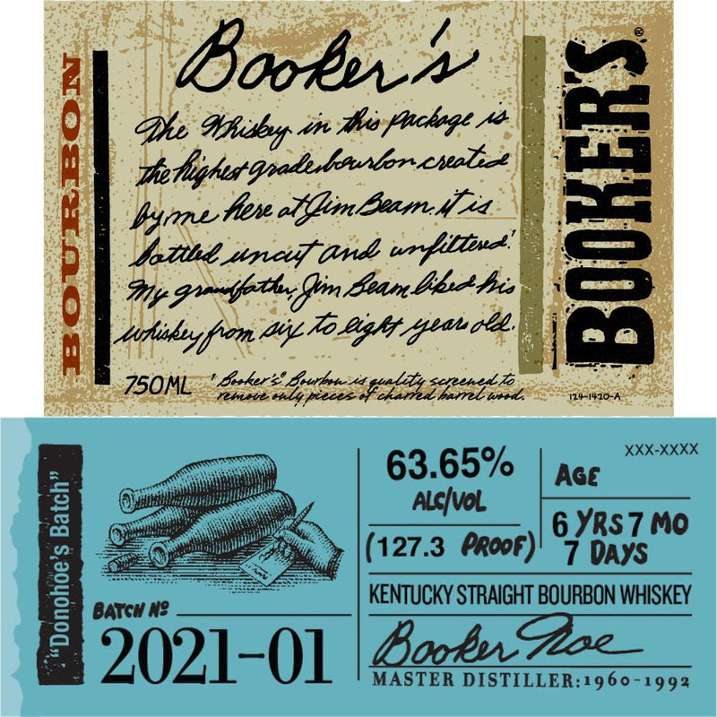 Load image into Gallery viewer, Booker&#39;s Donohoe&#39;s Batch 2021-01 - Main Street Liquor
