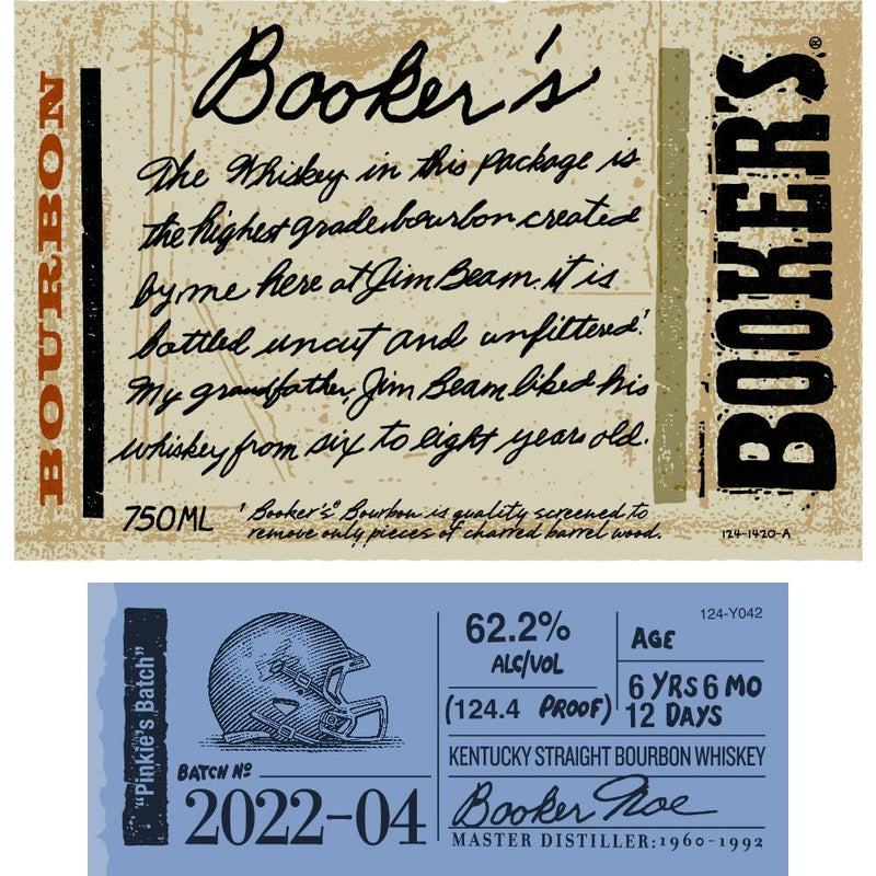 Load image into Gallery viewer, Booker’s “Pinkie’s Batch” Batch 2022-04 - Main Street Liquor
